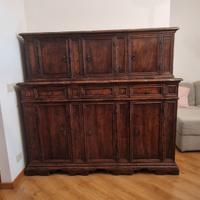 Mobile in noce in due pezzi - dimensioni 170 x 155