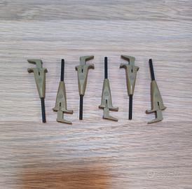 6x Clip a Gancio (Grabber) 30V HP NUOVI