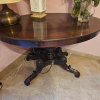 Tavolo Ovale d'epoca  in legno massello