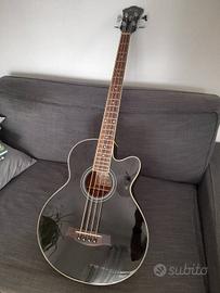 Basso elettrificato Ibanez AEB8E BK Black