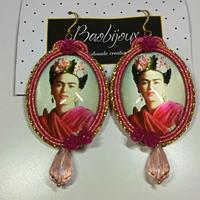 Orecchini in Soutache Cabocon Frida Kahlo