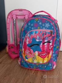 Zaino scuola sdoppiabile SJ Gang  con carrello