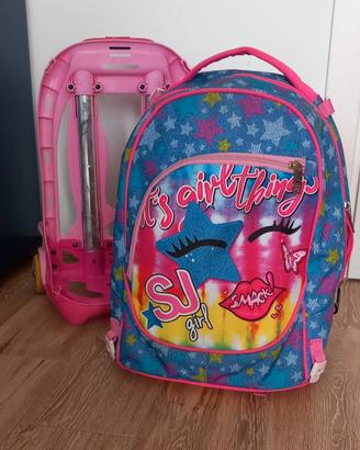 Zaino scuola sdoppiabile SJ Gang  con carrello