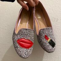 Ballerine con strass eleganti fashion