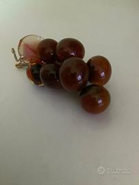 uva in vetro di murano 9 acini