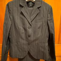 Completo giacca pantalone donna gessato