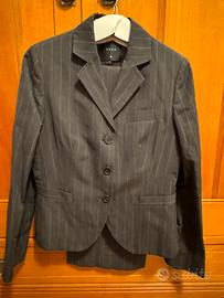 Completo giacca pantalone donna gessato