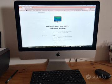 iMac (21,5 pollici) Intel core i7