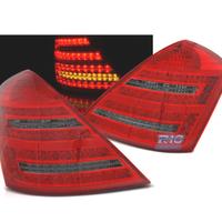 FANALI MERCEDES W221 05-09 LED DINAMICI ROSSI FUME