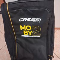 Cressi borsa/trolley  110 lt. impermeabile