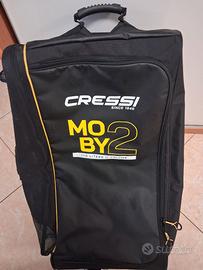 Cressi borsa/trolley  110 lt. impermeabile