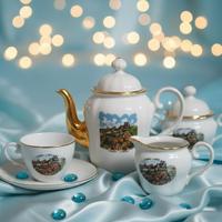 Set Thè Porcellana San Marino Oro Vintage Lusso