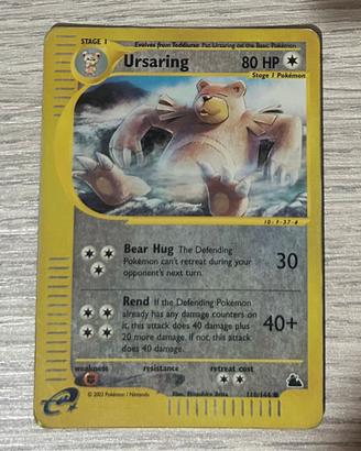 Ursaring reverse Holo 110/144 - Skyridge (Inglese)