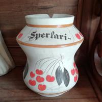 Vaso sperlari amarene ceramica pubblicitario
