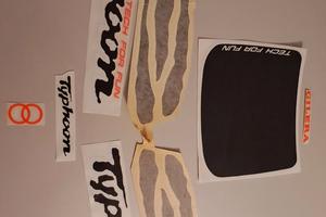 gilera typhoon  kit adesivi 