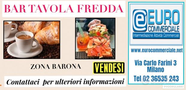 182/21 BAR T. FREDDA di mq 90 in zona Barona,