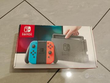 Nintendo switch Primo modello (joy-con rosso e blu