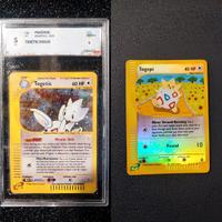 Carte Pokémon Togepi + Togetic Holo Gradata 