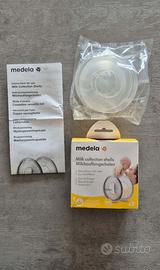 COPPETTE RACCOGLILATTE MEDELA SIGILLATE + 2 USATE