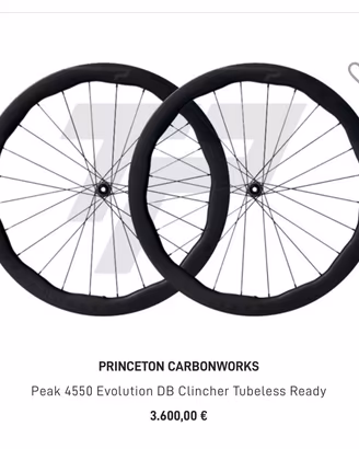 Cerchi Gravel PRINCETON CARBONWORKS Peak 4550