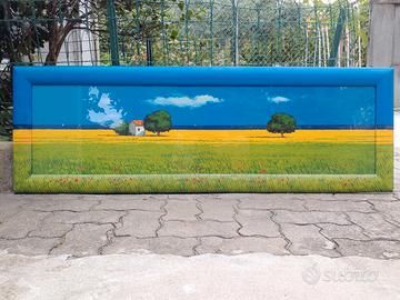 Quadro campo di grano 