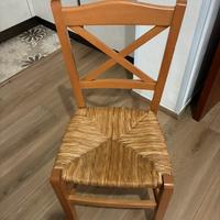 Sedia sedie legno vero