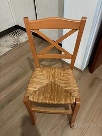Sedia sedie legno vero
