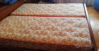 2 materassi Artigianali + 2 Reti