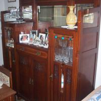 Sala da pranzo in ciliegio stile Liberty