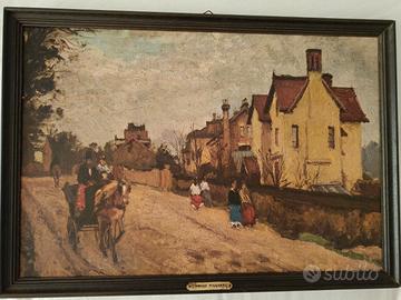 Set di 3 stampe artistiche vintage incorniciate