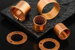 Boccole bronzo con losanghe