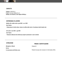 Valuto tutto tranne call center grazie