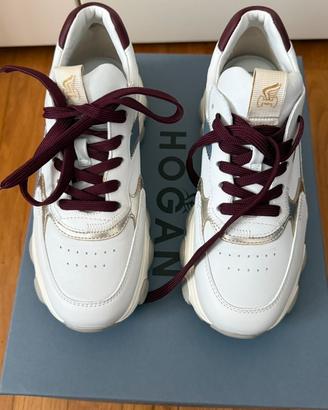 Hogan Hyperactive n.36.5 bianche in pelle