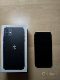 iPhone 11 128 GB Nero completo di accessori