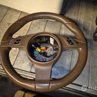 Volante In Pelle Marrone Per Porsche Cayenne 2014
