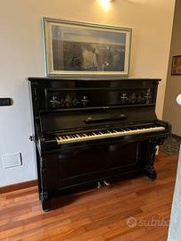 pianoforte verticale antico J. C. Bauer