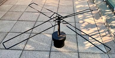 Ventilatore da soffitto sputnik con luce