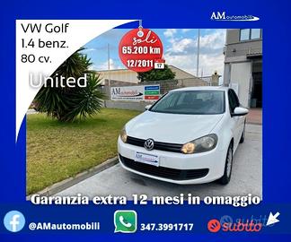 Volkswagen Golf 1.4 benzina 80 cv. *SOLI 65.000 km