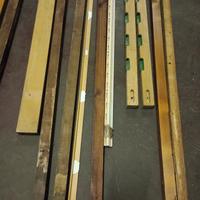 Barre legno, compensati, scaffali.