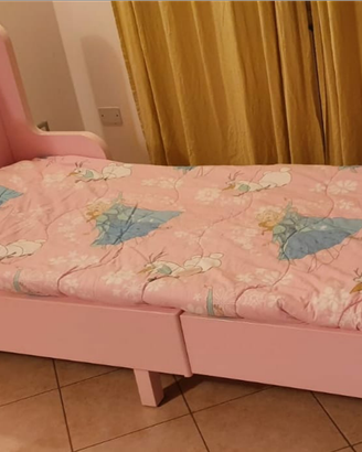 Letto bambina allungabile completo di materasso