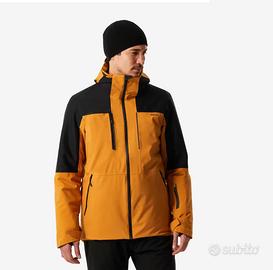 Giacca sci uomo 500 SPORT ocra e nera
