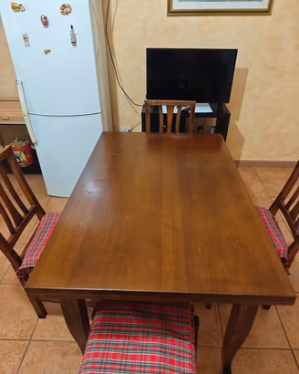 tavolo allungabile in legno