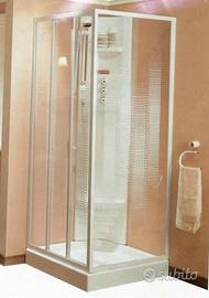 Doccia F80 78x82 Lato fisso Cristallo Elba