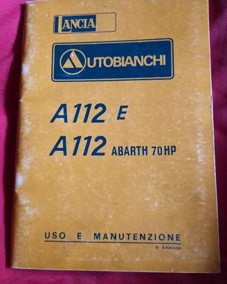 Uso e Manutenzione A112 70HP