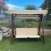 Dondolo altalena in teck