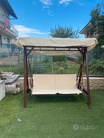 Dondolo altalena in teck