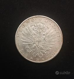 Vittorio Emanuele lll L.5 FALSO D'EPOCA 