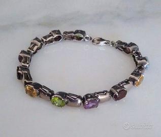 Bracciale Argento 925 & Pietre Preziose