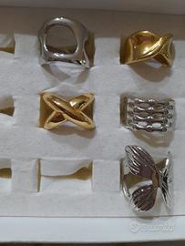 anelli donna acciaio regolabili 