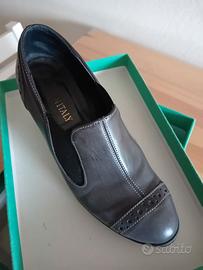 Scarpe donna pelle grigio